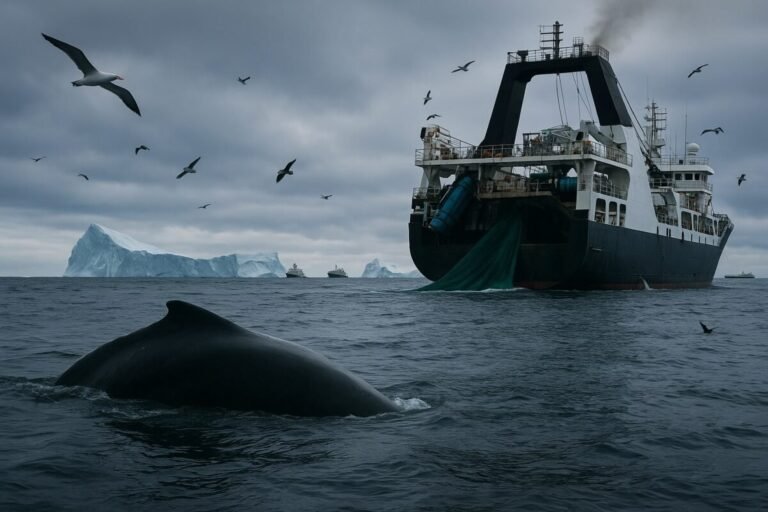 Krill Supertrawlers Endangering Whales